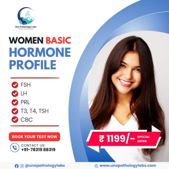 Women Basic Hormone Profile poster by Uno Pathology Labs